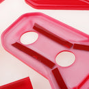 8pcs Red Door Hinge Covers Trim For 2018 Jeep Wrangler 4-Door Accessories