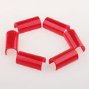 8pcs Red Door Hinge Covers Trim For 2018 Jeep Wrangler 4-Door Accessories
