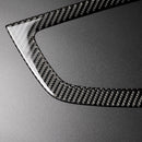 1 Set Auto Car Gear Shift Control Panel Carbon Fiber Cover Sticker Replacement for Audi A4 B9 2016-2017