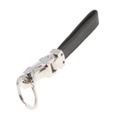 1PC Creative Metal Leather Keyring Car Keychain Key Chain Ring KeyFob Gift