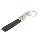1PC Creative Metal Leather Keyring Car Keychain Key Chain Ring KeyFob Gift