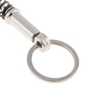 Shock Absorber Car Part Key Ring Keyring Key Buckle Key Fob Black & Silver