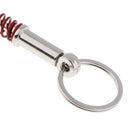 Shock Absorber Car Part Key Ring Keyring Key Buckle Key Fob Red and Silver