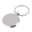 Fashion Mini Compass Key Ring Chains Classic 3D Solid Keychain