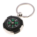 Fashion Mini Compass Key Ring Chains Classic 3D Solid Keychain