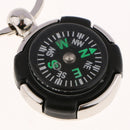 Fashion Mini Compass Key Ring Chains Classic 3D Solid Keychain