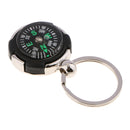 Fashion Mini Compass Key Ring Chains Classic 3D Solid Keychain