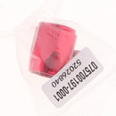 Aluminum Auto Car AN6 Hose End Finisher Fuel Oil Water Line Clip Clamp Red