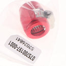 Aluminum Auto Car AN8 Hose End Finisher Fuel Oil Water Line Clip Clamp Red