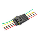 5 Pin Way Car Waterproof Electrical Connector Plug with Wire AWG Marine Pack of 5