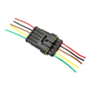 5 Pin Way Car Waterproof Electrical Connector Plug with Wire AWG Marine Pack of 5