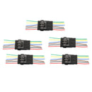 6 Pin Way Car Waterproof Electrical Connector Plug with Wire AWG Marine Pack of 1