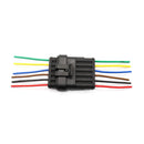 6 Pin Way Car Waterproof Electrical Connector Plug with Wire AWG Marine Pack of 1