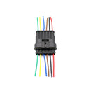 6 Pin Way Car Waterproof Electrical Connector Plug with Wire AWG Marine Pack of 1