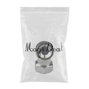 1/4" Car Tyre Inflator Compressor Valve Connector Air Chuck Ball Tire Silver