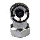 1/4" Car Tyre Inflator Compressor Valve Connector Air Chuck Ball Tire Silver