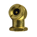 1/4" Car Tyre Inflator Compressor Valve Connector Air Chuck Ball Tire Golden