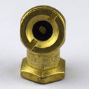 1/4" Car Tyre Inflator Compressor Valve Connector Air Chuck Ball Tire Golden