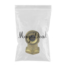 1/4" Car Tyre Inflator Compressor Valve Connector Air Chuck Ball Tire Golden