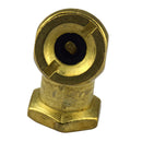 1/4" Car Tyre Inflator Compressor Valve Connector Air Chuck Ball Tire Golden