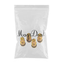4x Aluminum Bolt-in Car Tubeless Wheel Tire Valve Stem With Dust Cap Golden