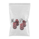 4PCS Aluminum Bolt-in Car Tubeless Wheel Tire Valve Stem With Dust Cap Red
