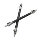 2pcs Car Front Bumper Lip Splitter Strut Rod Tie Support Bars Stabilizer Support Rods