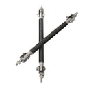 2pcs Car Front Bumper Lip Splitter Strut Rod Tie Support Bars Stabilizer Support Rods
