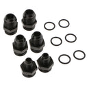 High Flow Racing Inline Oil Fuel Petrol Filter With AN10 AN8 AN6 Fittings Adapter Aluminum