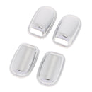4 Pack Front Windshield Washer Wiper Spray Nozzle Cover Trim for Ford Fiesta
