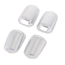 4 Pack Front Windshield Washer Wiper Spray Nozzle Cover Trim for Ford Kuga