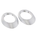 2 pcs Tail Fog Light Front Fog Lamp Cover Trim For Ford Explorer