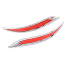 2 pcs Tail Fog Light Rear Fog Lamp Cover Trim For Ford Explorer