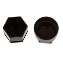 20PCS Black Wheel Nut Bolt Tire Screw Cover Cap Dust Cover 22mm For Audi Q7