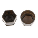20PCS Gray Wheel Nut Bolt Tire Screw Cover Cap Dust Cover 22mm For Audi Q7
