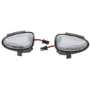 2 Pieces White Towing Mirrors LED Side Mirror Puddle Light Lamp for VW GTi Golf MK6 6 MKVI