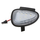 2 Pieces White Towing Mirrors LED Side Mirror Puddle Light Lamp for VW GTi Golf MK6 6 MKVI