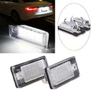 1 Set (2pcs) 6500K White Car License Plate Lights LED Lamp for Audi A3 A4 B6 B7 A6 A8 Q7 A5