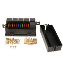 Car 11 Way Blade Fuse Holder Box Car Relay Box with Spade Terminals and fuses