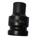 Square 1/2inch Drive 8mm 6 Point Hex Ratchet Socket Adapter Impact Tool 38mm