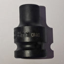 Square 1/2inch Drive 8mm 6 Point Hex Ratchet Socket Adapter Impact Tool 38mm