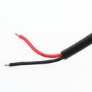 1 Pair Universal Car Grill Flashing COB LED Light Bar with Switch Kit - Red and Blue