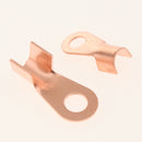 245PCS Open Barrel Wire Crimp Copper Ring Lugs Terminal Connector with Heat Shrink Tubing Assortment Kit