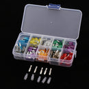 Total 130 Pieces, Car Add-A-Circuit Fuse TAP Adapter Fuse Holder with Fuse 2A 3A 5A 7.5 A 10A 15A 20A 25A 30A 35A