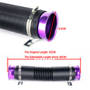 3inch Global Flexible Cold Air Intake Pipe Inlet Hose Tube Duct Inlet Red