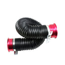 3inch Global Flexible Cold Air Intake Pipe Inlet Hose Tube Duct Inlet Red