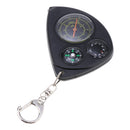 Multifunction 2-in-1 Portable Mini Map Distance Measuring Measurer + Compass with Key Chain for Outdoor Camping Hiking Creative