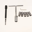 7pcs Diesel Injector Seat Cutter Set with Flat Reamer Cleaner Carbon Remover Universal Car Garage Tool Kit