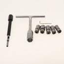7pcs Diesel Injector Seat Cutter Set with Flat Reamer Cleaner Carbon Remover Universal Car Garage Tool Kit