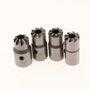 5pcs Diesel Injector Seat Cutter Set with Flat Reamer Cleaner Carbon Remover Universal Car Garage Tool Kit
